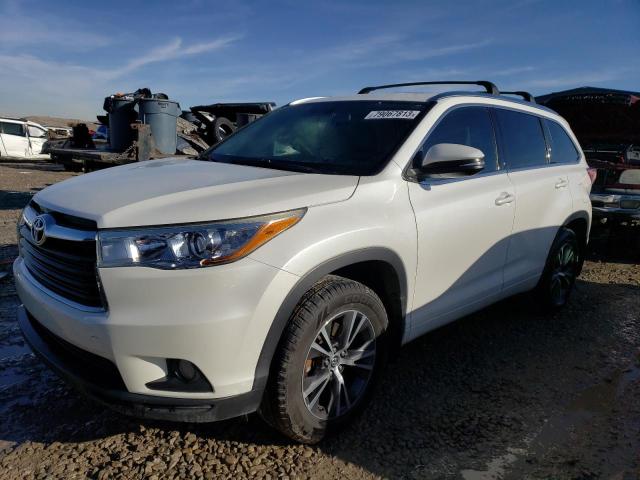 Obraz 1 z 2016 TOYOTA HIGHLANDER XLE 2016 z VIN 5TDJKRFH3GS292427