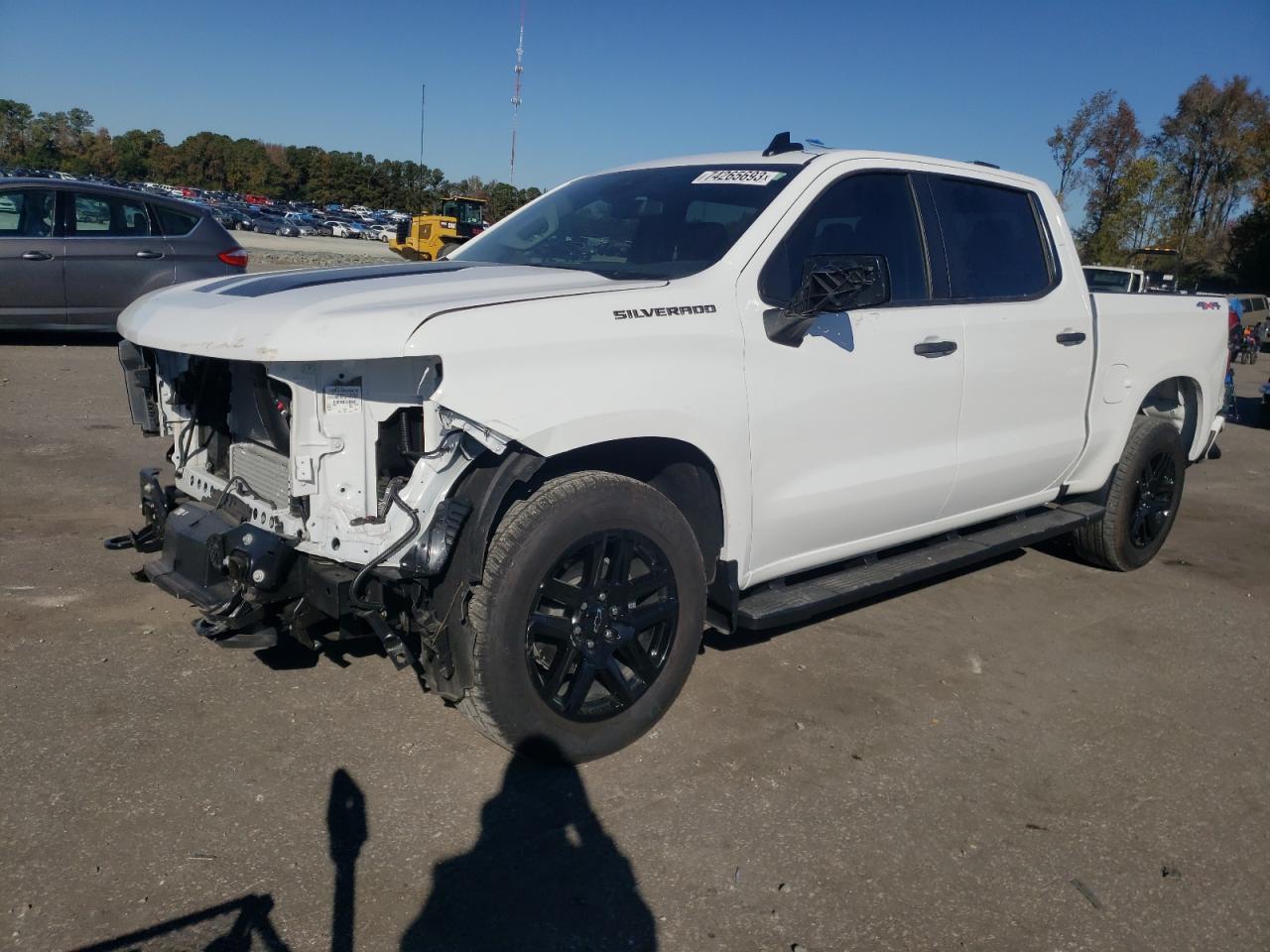 Изображение 1 2023 CHEVROLET SILVERADO K1500 CUSTOM 2023 с VIN 1GCPDBEK9PZ256054