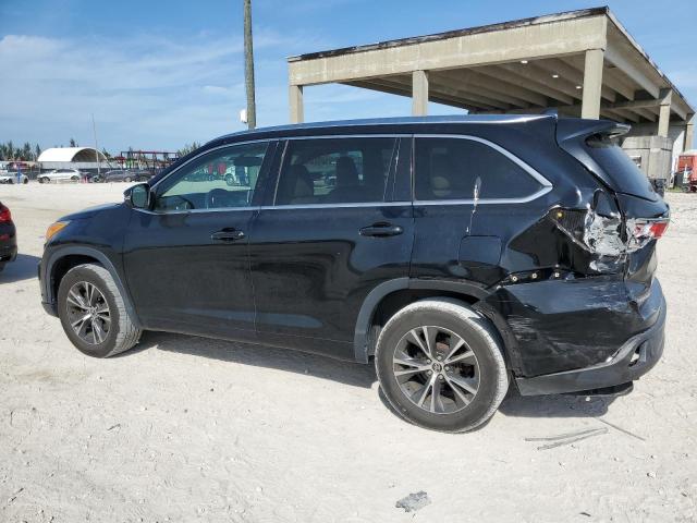 Image 2 of 2016 TOYOTA HIGHLANDER XLE 2016 with VIN 5TDKKRFH3GS133878