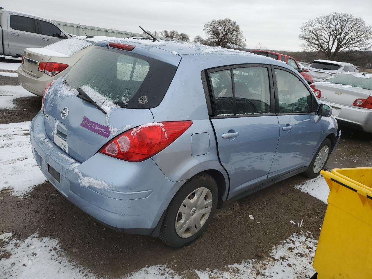 Obraz 3 z 2012 NISSAN VERSA S 2012 z VIN 3N1BC1CP9CL370646