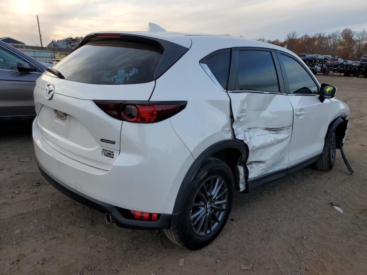 Image 3 of 2019 MAZDA CX-5 SPORT 2019 with VIN JM3KFBBM4K1631230