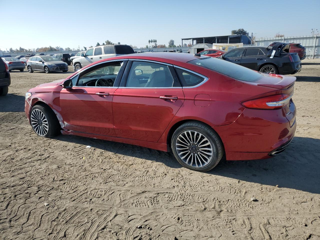 Image 2 of 2017 FORD FUSION TITANIUM 2017 with VIN 3FA6P0K99HR105770