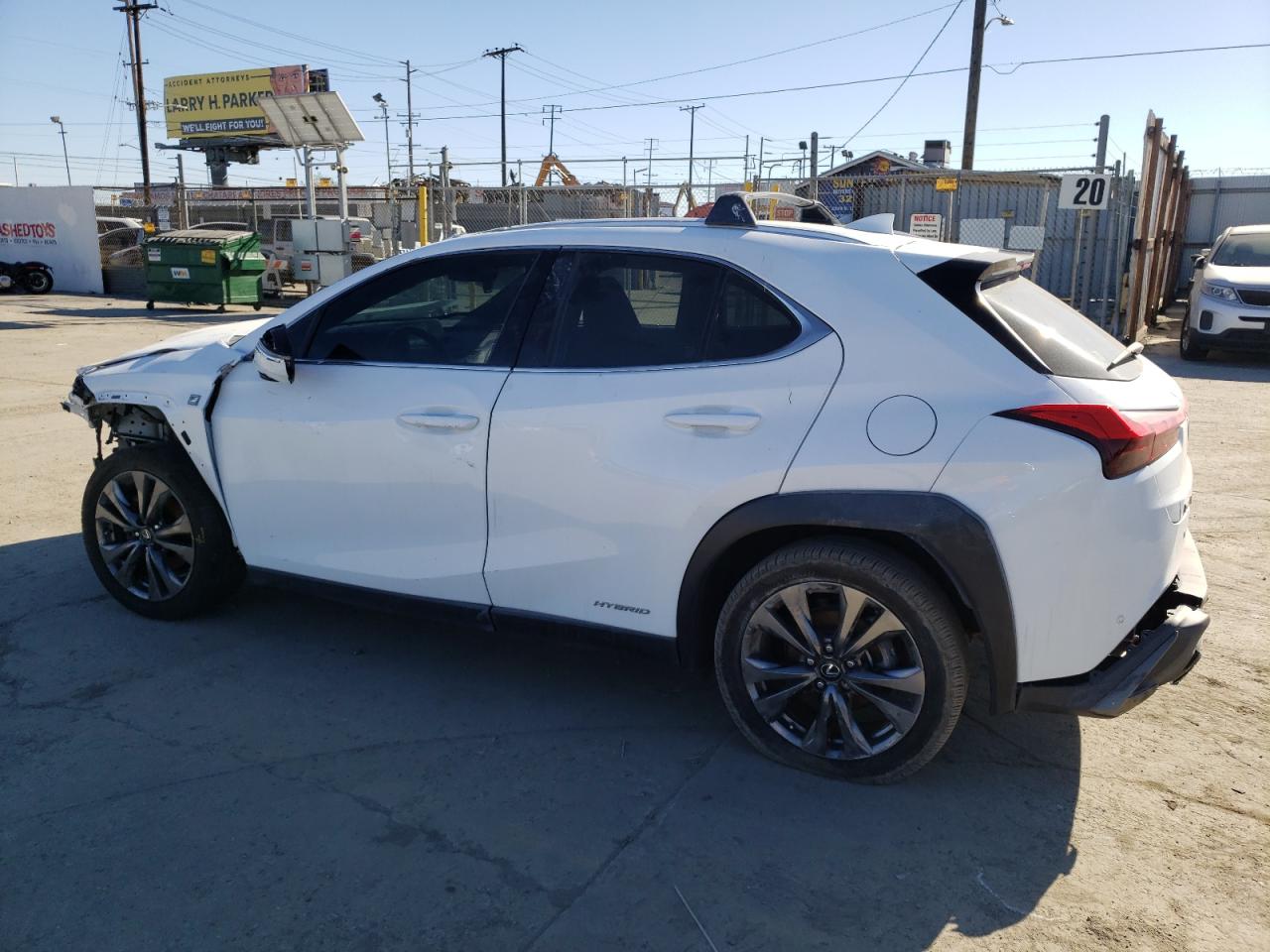 Image 2 of 2021 LEXUS UX 250H 2021 with VIN JTHE9JBH1M2053108