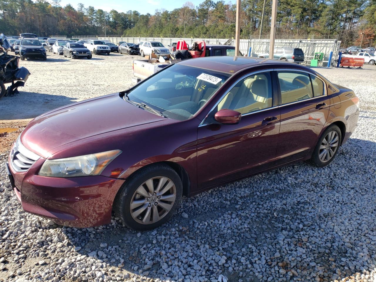 Obraz 1 z 2012 HONDA ACCORD EX 2012 z VIN 1HGCP2F72CA116227