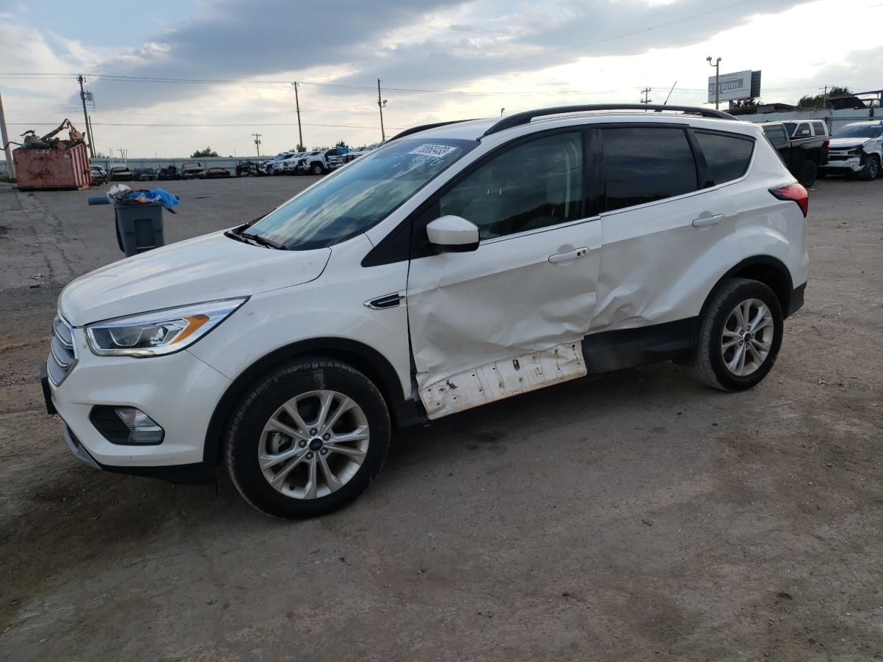 Image 1 of 2019 FORD ESCAPE SEL 2019 with VIN 1FMCU0HD8KUA79076