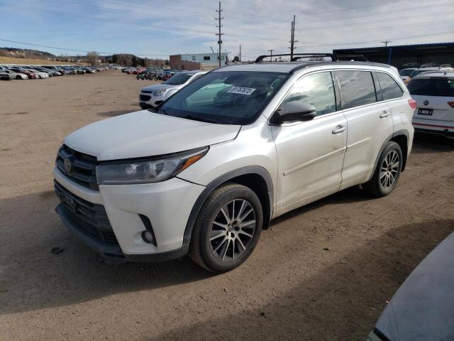 Image 1 of 2018 TOYOTA HIGHLANDER SE 2018 with VIN 5TDJZRFH2JS553386