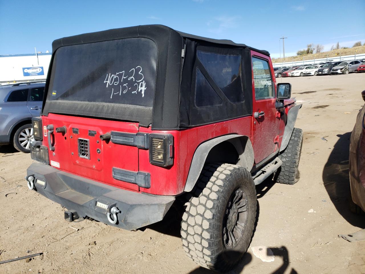 Obraz 3 z 2008 JEEP WRANGLER X 2008 z VIN 1J4FA241X8L645359