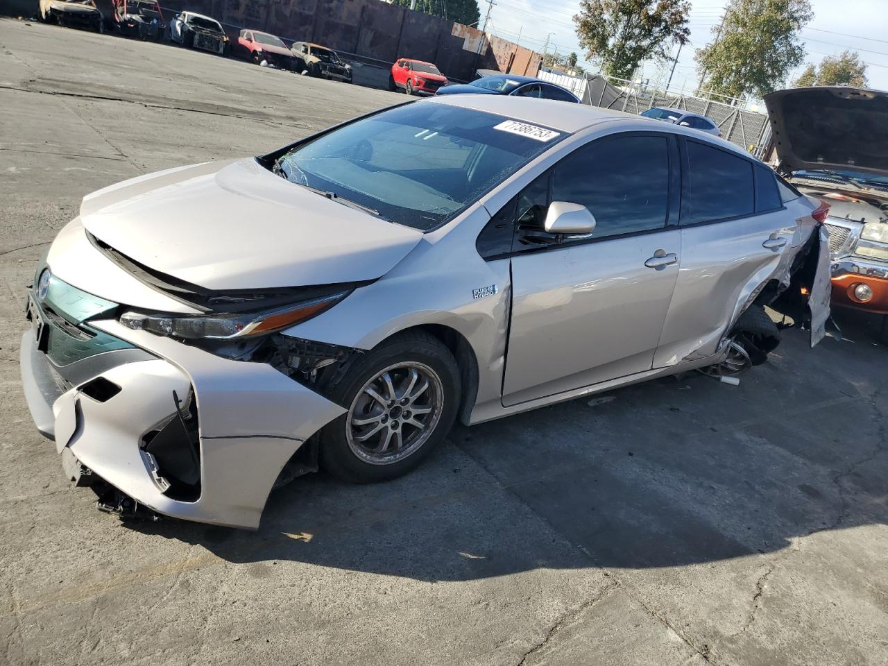 Image 1 of 2019 TOYOTA PRIUS PRIME  2019 with VIN JTDKARFP3K3110637