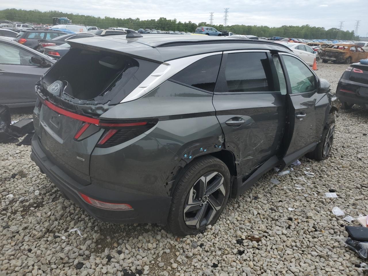 Image 3 of 2022 HYUNDAI TUCSON SEL 2022 with VIN 5NMJFCAE4NH099766