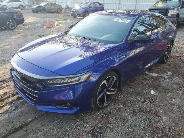Изображение 1 2022 HONDA ACCORD HYBRID SPORT 2022 с VIN 1HGCV3F25NA021101