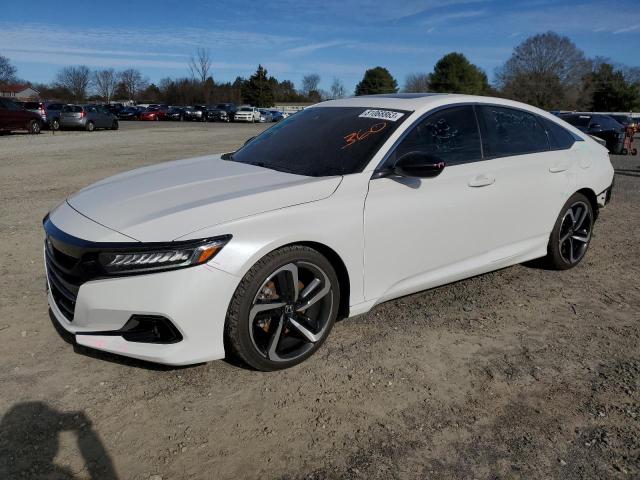 Image 1 of 2021 HONDA ACCORD SPORT 2021 with VIN 1HGCV2F37MA008576