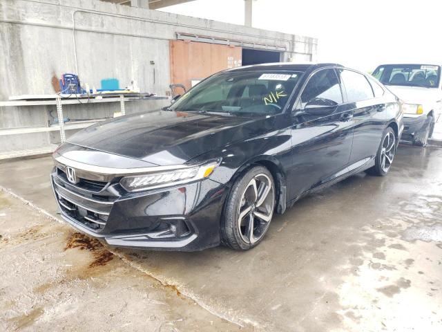 Obraz 1 z 2021 HONDA ACCORD SPORT 2021 z VIN 1HGCV1F38MA042911