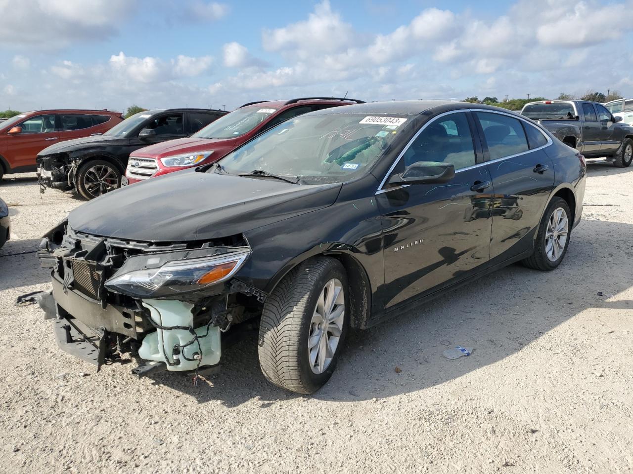 Image 1 of 2019 CHEVROLET MALIBU LT 2019 with VIN 1G1ZD5STXKF166244