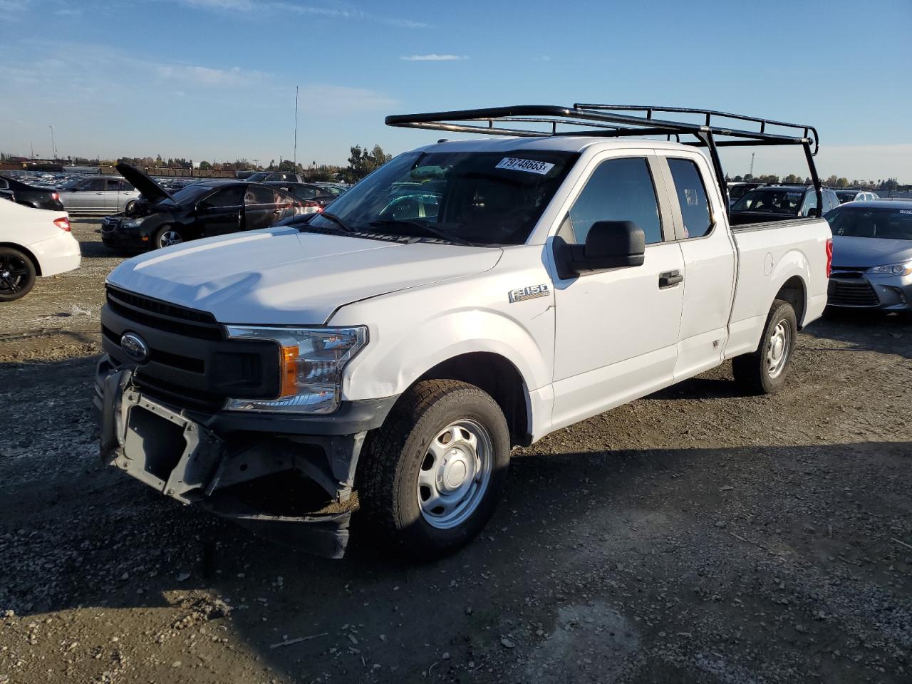 Image 1 of 2018 FORD F150 SUPER CAB 2018 with VIN 1FTEX1CB8JKD25988