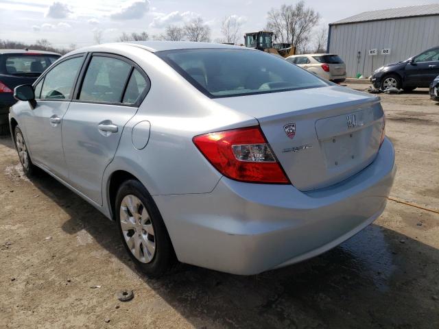 Image 2 of 2012 HONDA CIVIC LX 2012 with VIN 19XFB2F58CE010323