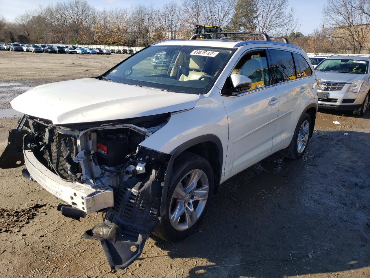 Изображение 1 2015 TOYOTA HIGHLANDER LIMITED 2015 с VIN 5TDDKRFH2FS091081