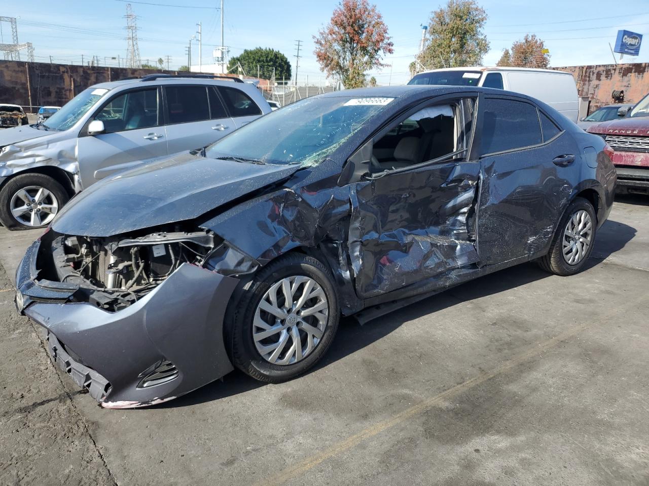 Image 1 of 2018 TOYOTA COROLLA L 2018 with VIN 5YFBURHE8JP771363