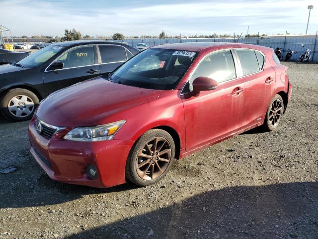 Image 1 of 2012 LEXUS CT 200 2012 with VIN JTHKD5BH3C2081354