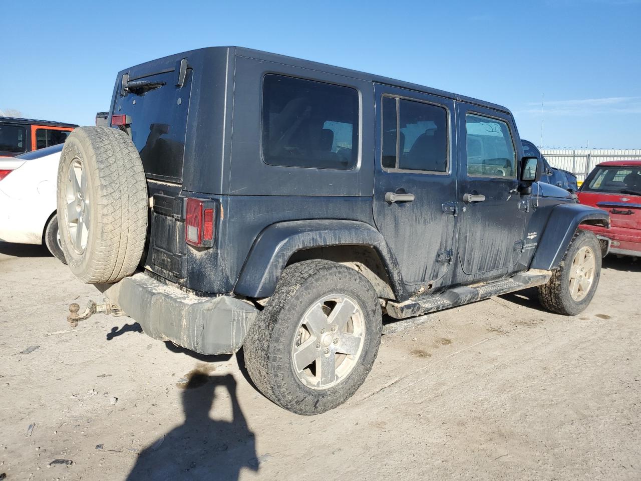 Image 3 of 2008 JEEP WRANGLER UNLIMITED SAHARA 2008 with VIN 1J4GA59138L543173