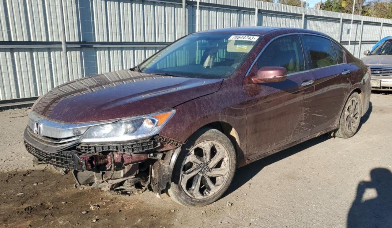 Image 1 of 2016 HONDA ACCORD EX 2016 with VIN 1HGCR2F7XGA243405