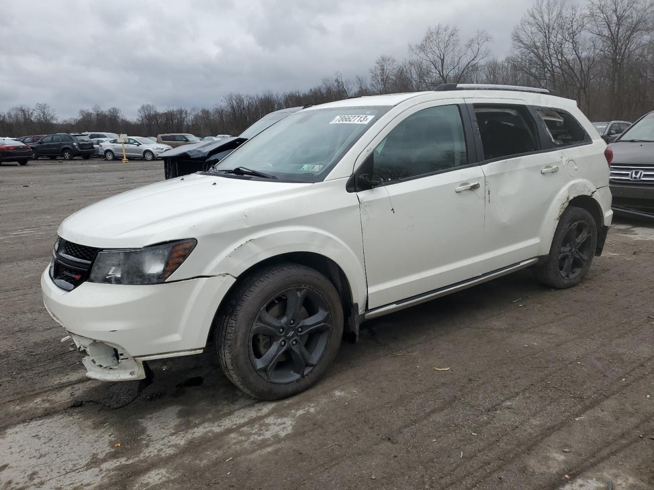 Image 1 of 2019 DODGE JOURNEY CROSSROAD 2019 with VIN 3C4PDDGG9KT720996