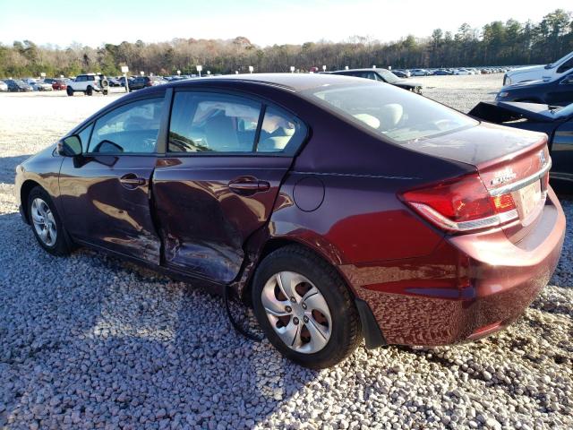 Image 2 of 2013 HONDA CIVIC LX 2013 with VIN 19XFB2F53DE061343