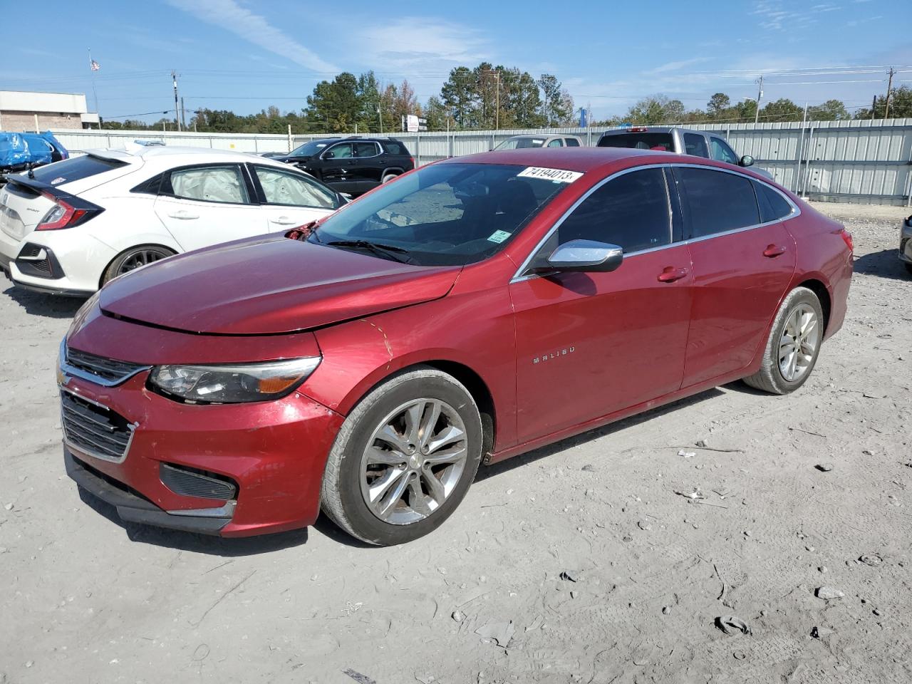 Изображение 1 2017 CHEVROLET MALIBU LT 2017 с VIN 1G1ZE5ST2HF126374