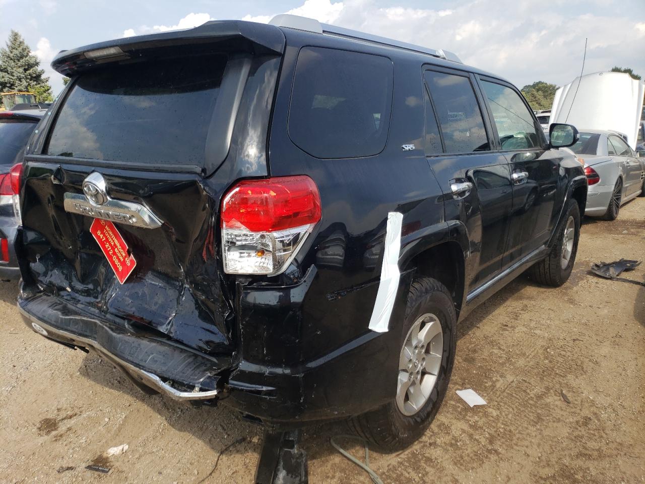 Image 3 of 2010 TOYOTA 4RUNNER SR5 2010 with VIN JTEBU5JR0A5004217