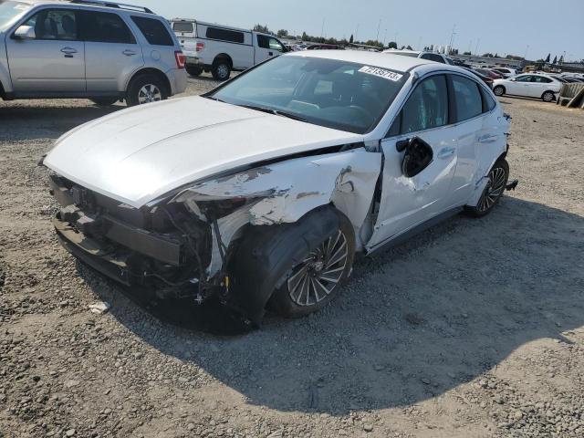Image 1 of 2022 HYUNDAI SONATA HYBRID 2022 with VIN KMHL34JJ3NA045031