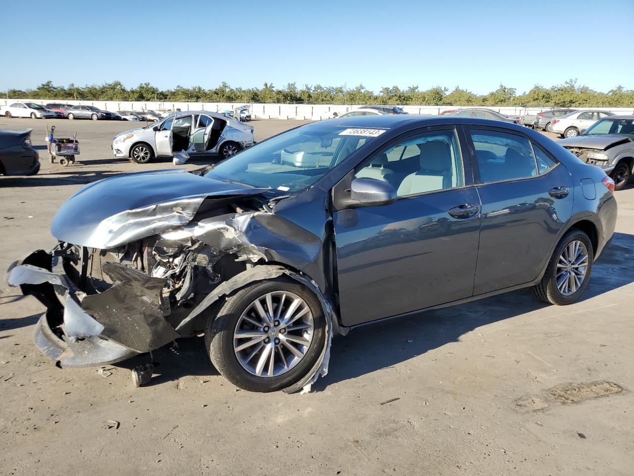 Image 1 of 2015 TOYOTA COROLLA L 2015 with VIN 2T1BURHE5FC249118