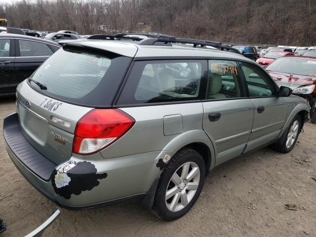 Изображение 3 2009 SUBARU OUTBACK 2.5I 2009 с VIN 4S4BP61CX97335508