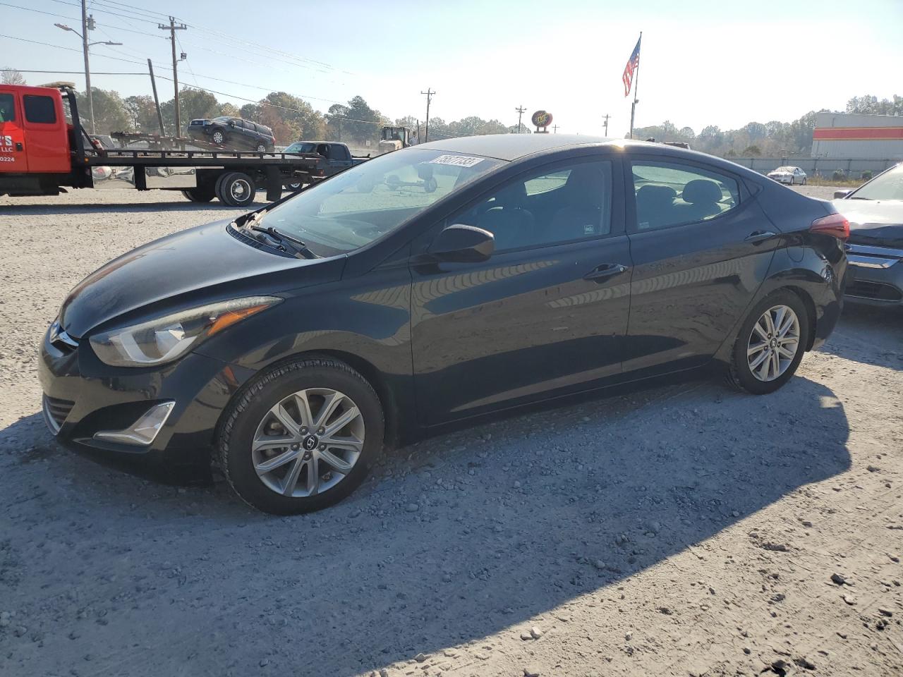 Image 1 of 2014 HYUNDAI ELANTRA SE 2014 with VIN 5NPDH4AE0EH457428