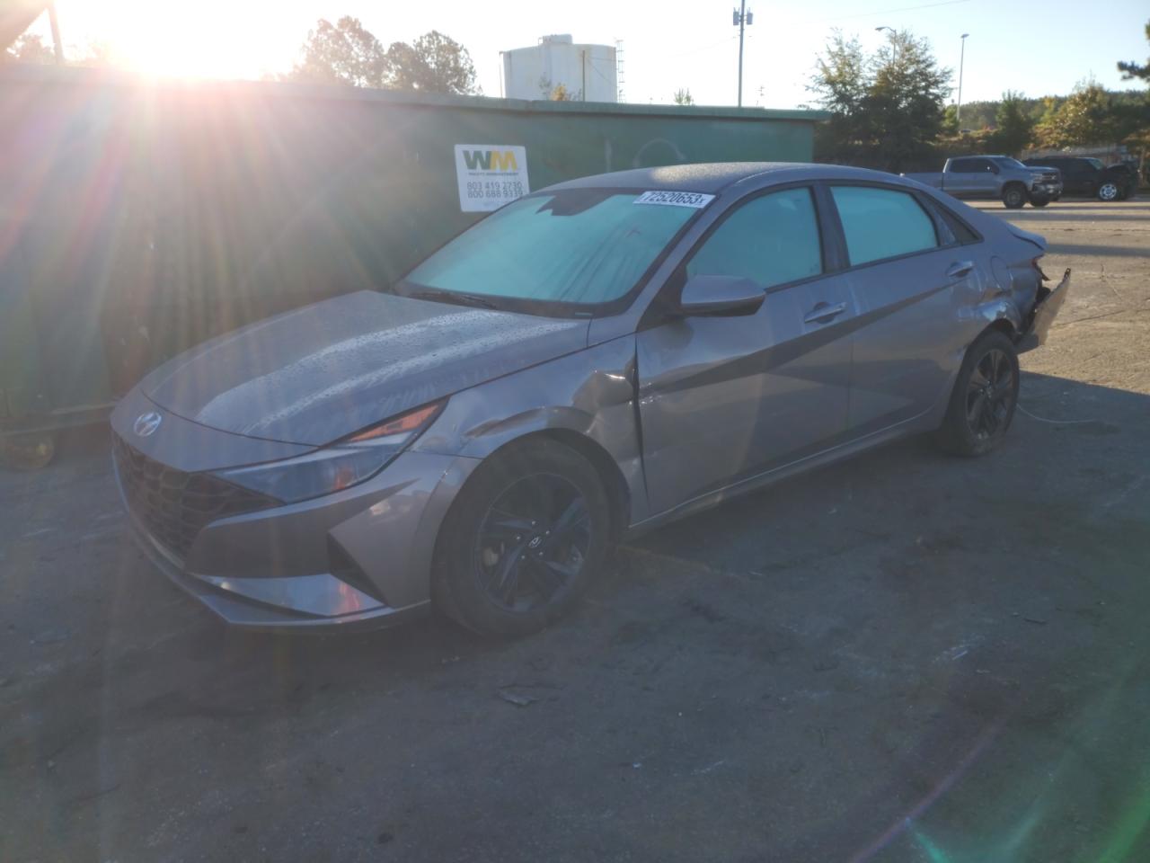 Image 1 of 2023 HYUNDAI ELANTRA SEL 2023 with VIN KMHLM4AG1PU434558