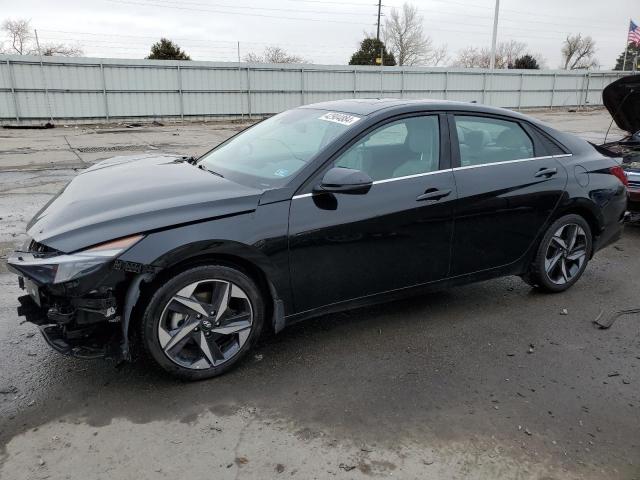Image 1 of 2022 HYUNDAI ELANTRA LIMITED 2022 with VIN KMHLP4AG1NU289347