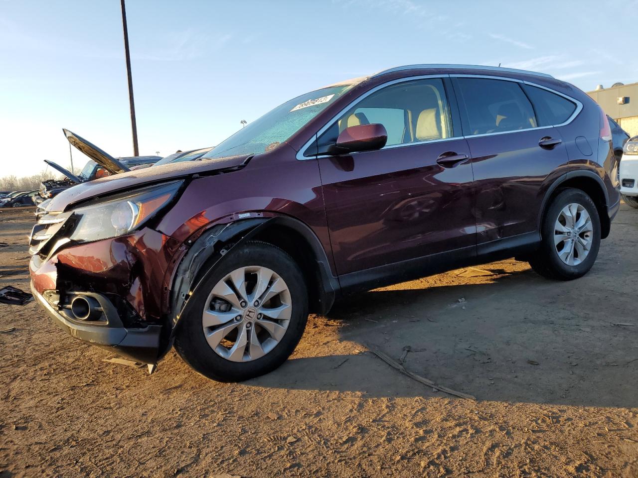 Изображение 1 2014 HONDA CR-V EXL 2014 с VIN 5J6RM4H7XEL101874