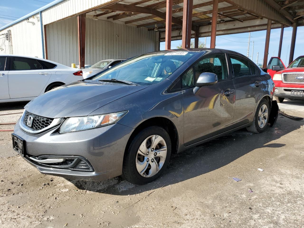 Obraz 1 z 2013 HONDA CIVIC LX 2013 z VIN 19XFB2F54DE251586