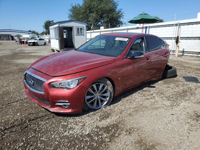 Image 1 of 2014 INFINITI Q50 BASE 2014 with VIN JN1BV7AP9EM688520