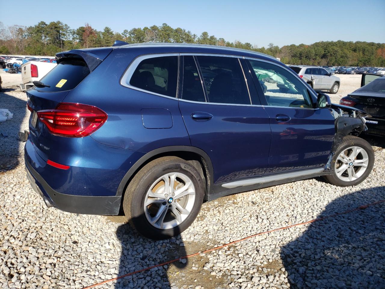 Image 3 of 2020 BMW X3 SDRIVE30I 2020 with VIN 5UXTY3C08LLU71365