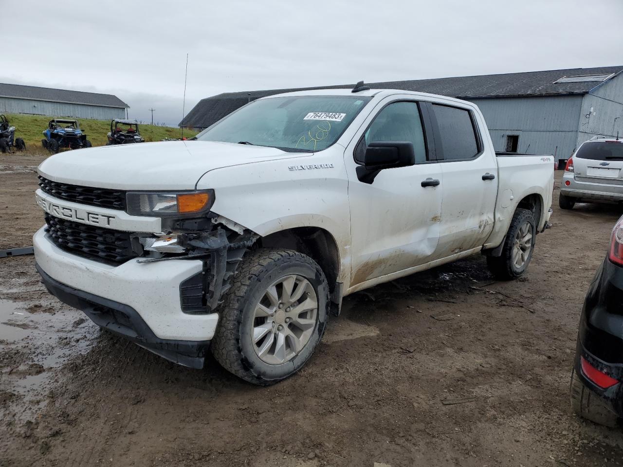 Изображение 1 2019 CHEVROLET SILVERADO K1500 CUSTOM 2019 с VIN 3GCUYBEF4KG104704