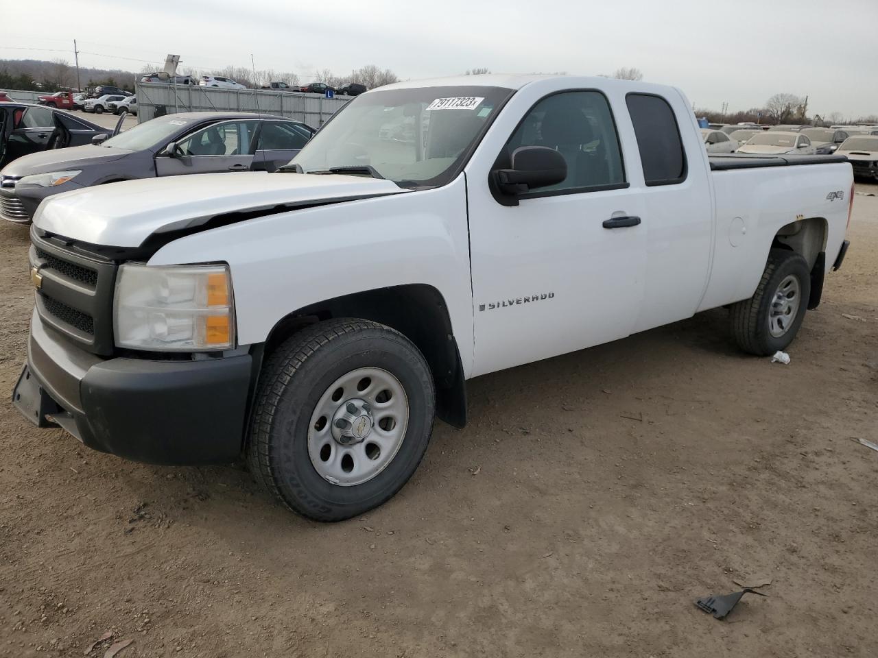 Image 1 of 2008 CHEVROLET SILVERADO K1500 2008 with VIN 1GCEK19058Z225238