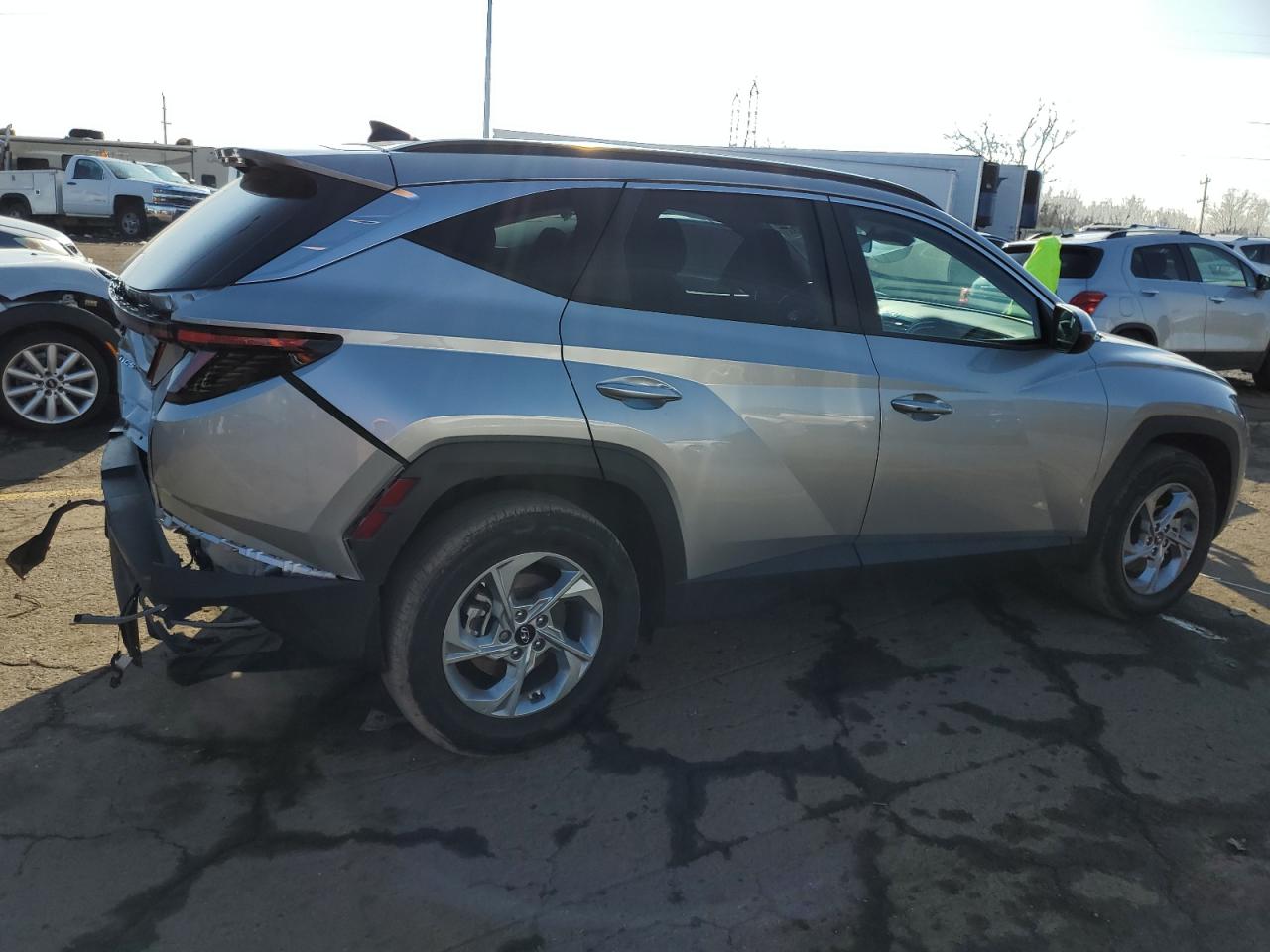 Image 3 of 2022 HYUNDAI TUCSON SEL 2022 with VIN 5NMJBCAE4NH037666