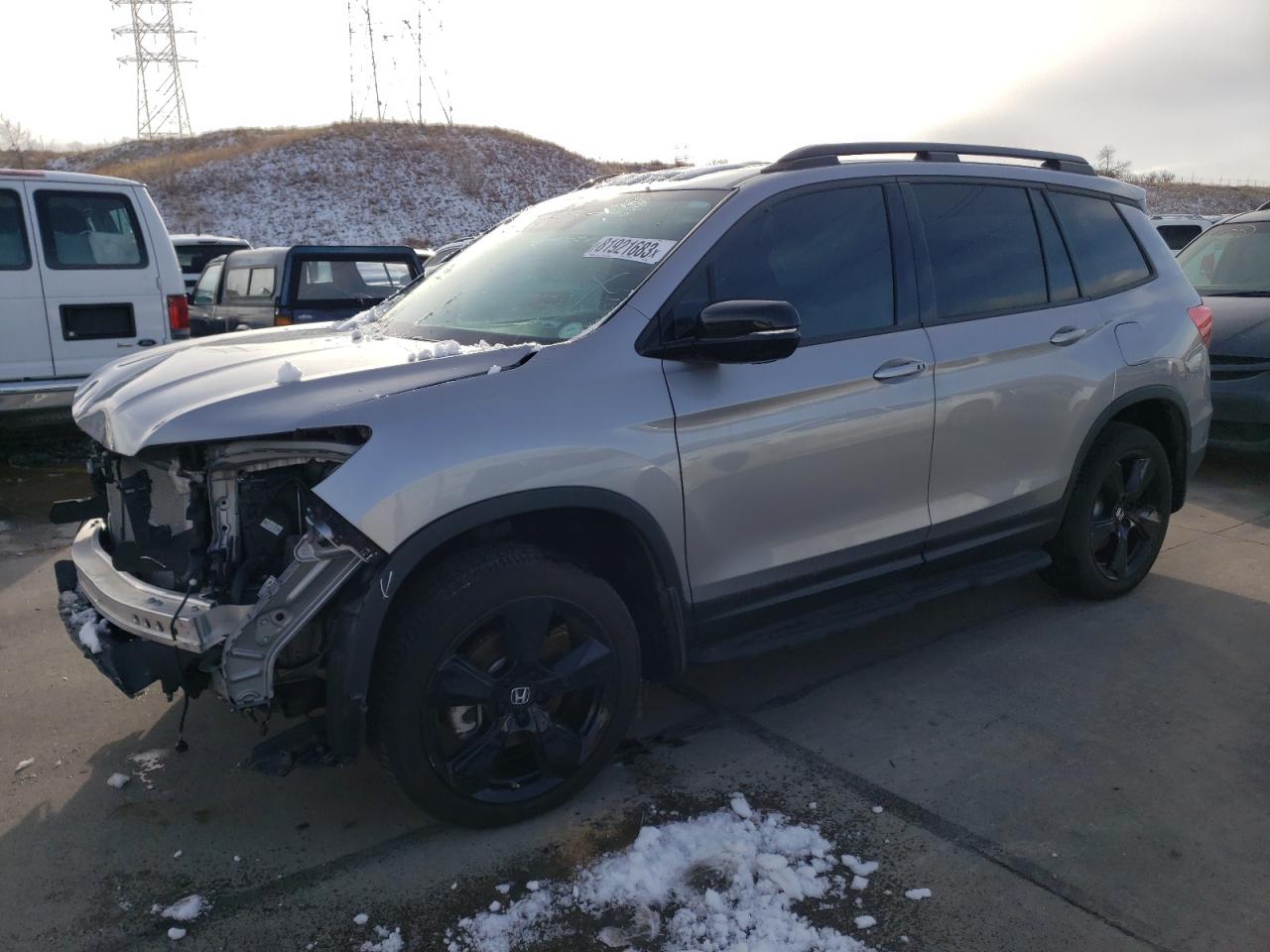 Image 1 of 2021 HONDA PASSPORT ELITE 2021 with VIN 5FNYF8H02MB008032