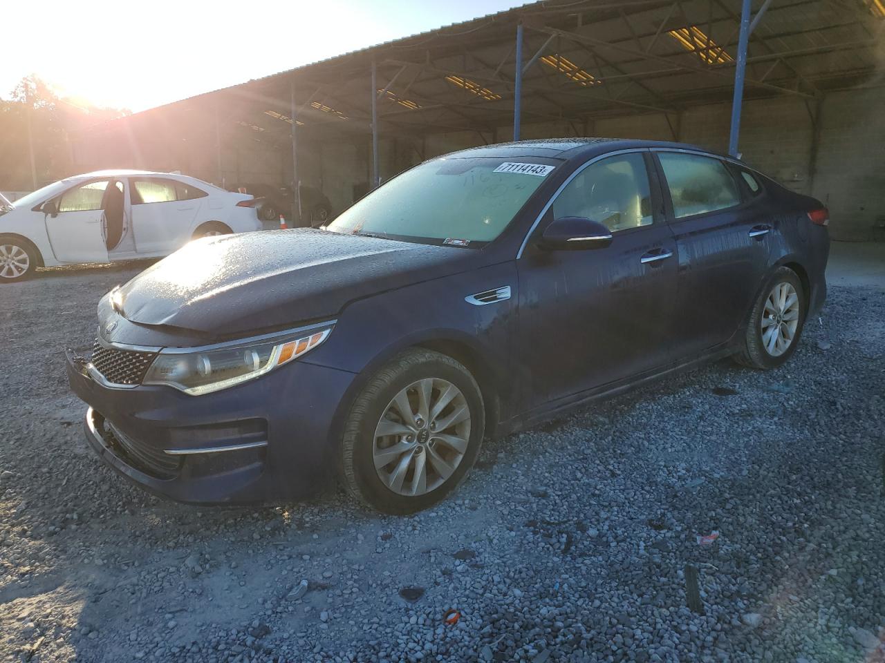 Image 1 of 2016 KIA OPTIMA EX 2016 with VIN 5XXGU4L31GG116901