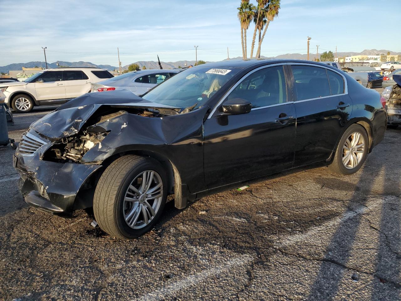 Image 1 of 2011 INFINITI G25 BASE 2011 with VIN JN1DV6AP9BM602282