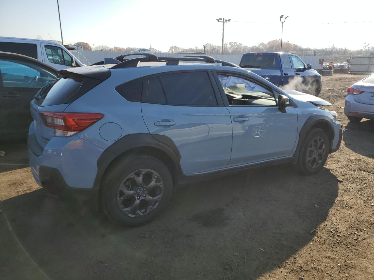 Image 3 of 2022 SUBARU CROSSTREK SPORT 2022 with VIN JF2GTHSC5NH276678