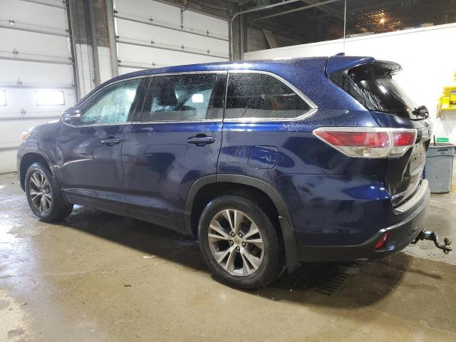 Image 2 of 2014 TOYOTA HIGHLANDER LE 2014 with VIN 5TDBKRFH8ES027617