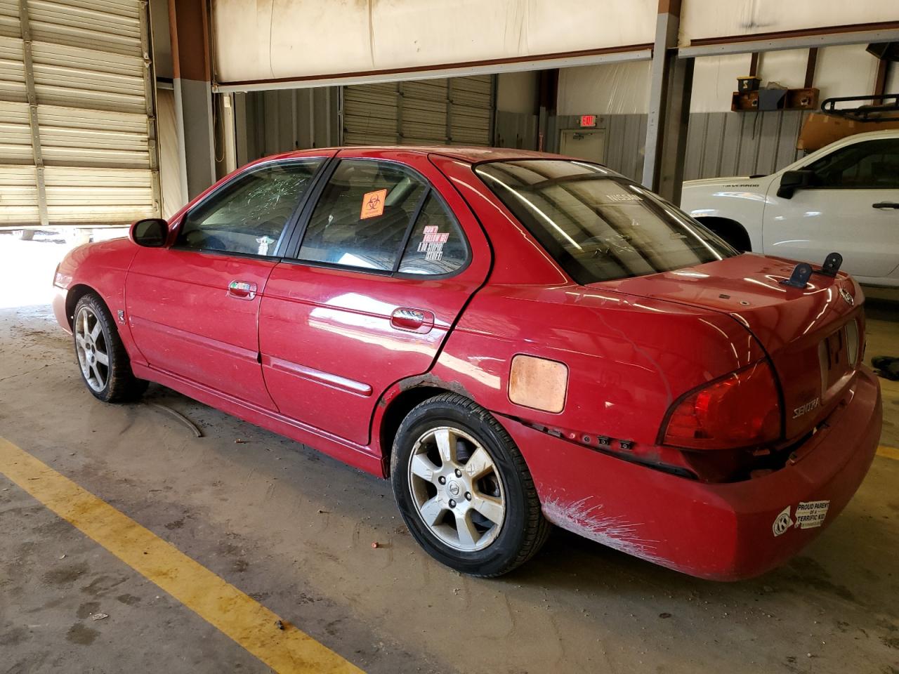 Image 2 of 2005 NISSAN SENTRA SE-R SPEC V 2005 with VIN 3N1AB51D65L513540