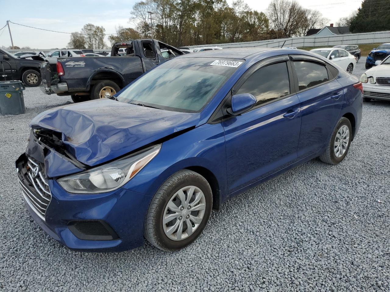 Изображение 1 2022 HYUNDAI ACCENT SE 2022 с VIN 3KPC24A65NE170192