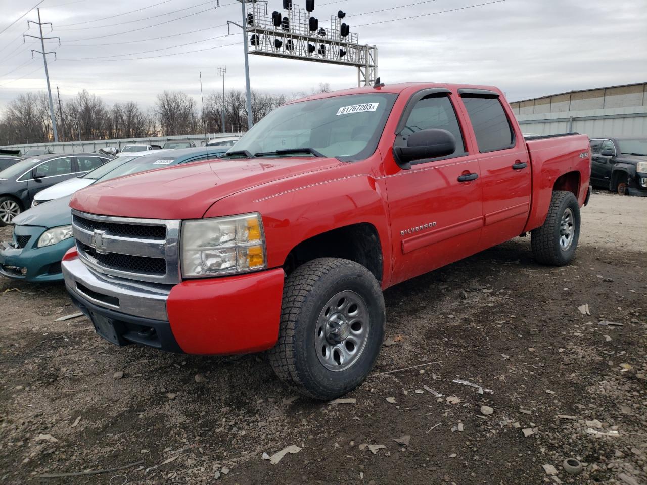 Image 1 of 2011 CHEVROLET SILVERADO K1500 LS 2011 with VIN 3GCPKREA8BG137040