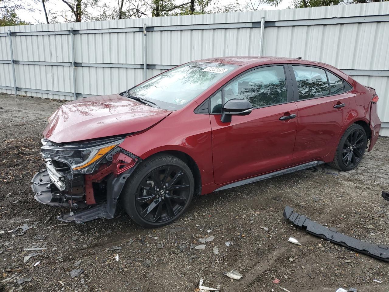 Image 1 of 2022 TOYOTA COROLLA SE 2022 with VIN 5YFS4MCE5NP107148